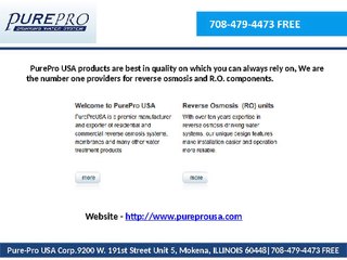 Reverse Osmosis Water System