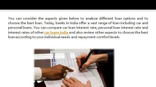 4 Ways to Compare Loan Terms