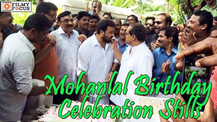 Mohanlal Birthday Celebration Stills -  Innocent , Priyadarshan - Filmyfocus.com