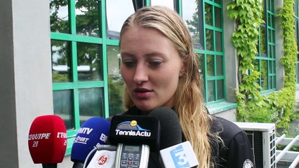 Roland-Garros 2016 - Kristina Mladenovic : "Avec Pierre-Hugues Herbert en double aux JO de Rio, Caro Garcia avec Mahut"