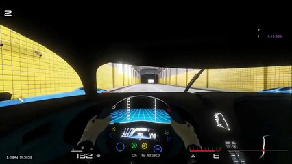Gran Turismo Sport PS4 - Gameplay Bugatti Vision GT New Tokyo Expressway