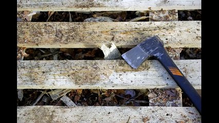 Axe Chopping Wood Sound Effect
