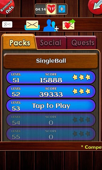 Unblock ball level 53