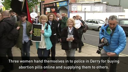 Women hand themselves in for buying abortion pills