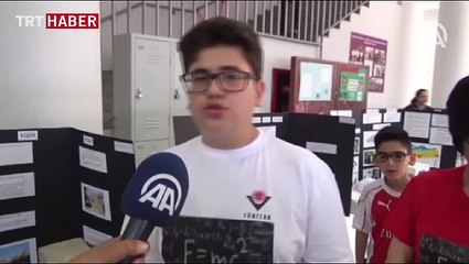 Ortaokul öğrencisinden engellilere 'akıllı baston'