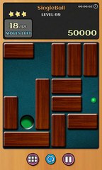 Unblock ball level 69 within 3 Moves