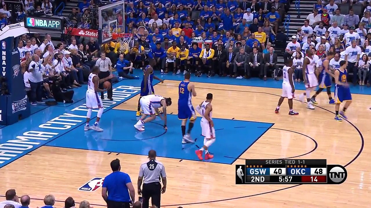 Draymond Green Kicks Steven Adams in the Groin  Warriors vs Thunder   Game 3