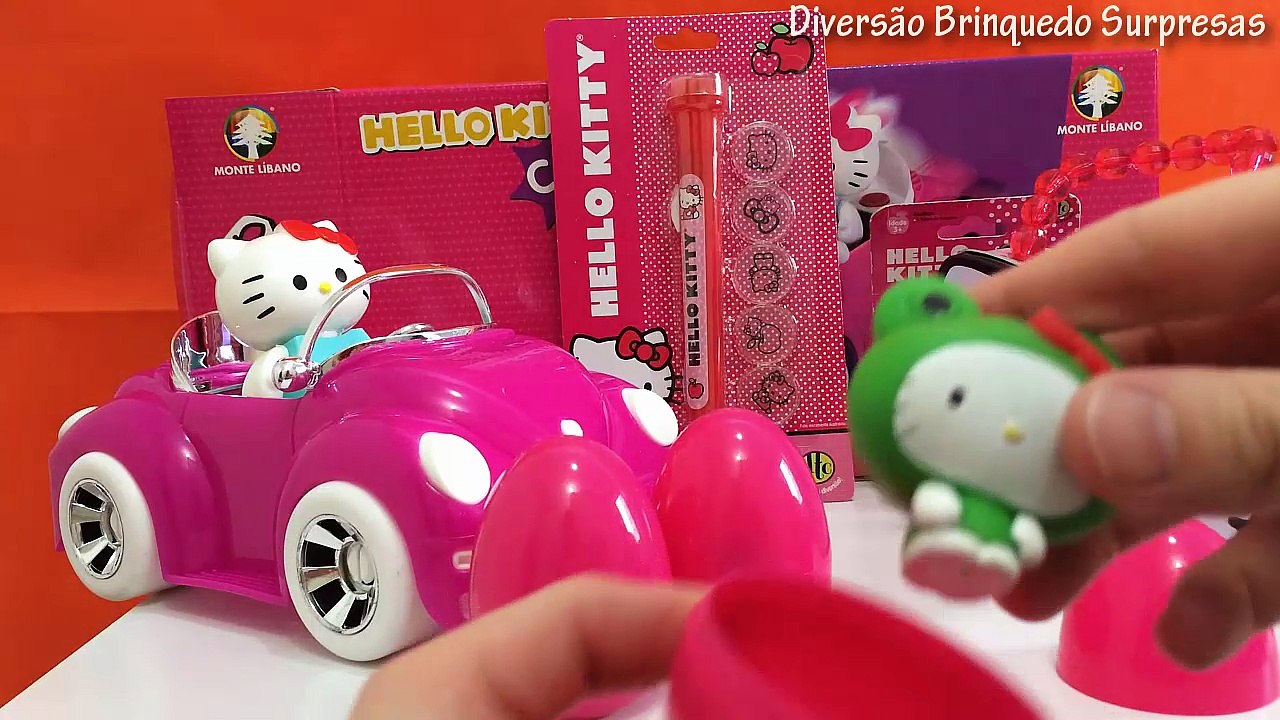 HELLO KITTY 2 Strawberry Shortcake Many Play Doh Eggs Surprise Disney Princess