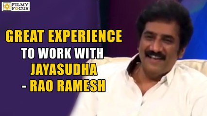 Rao Ramesh Sensational Comments on Jayasudha - Filmyfocus.com