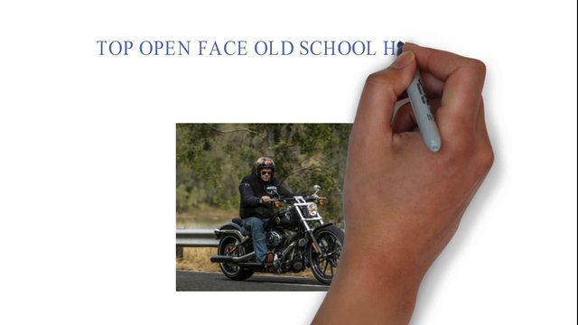 OPEN FACE OLD SCHOOL HELMETS