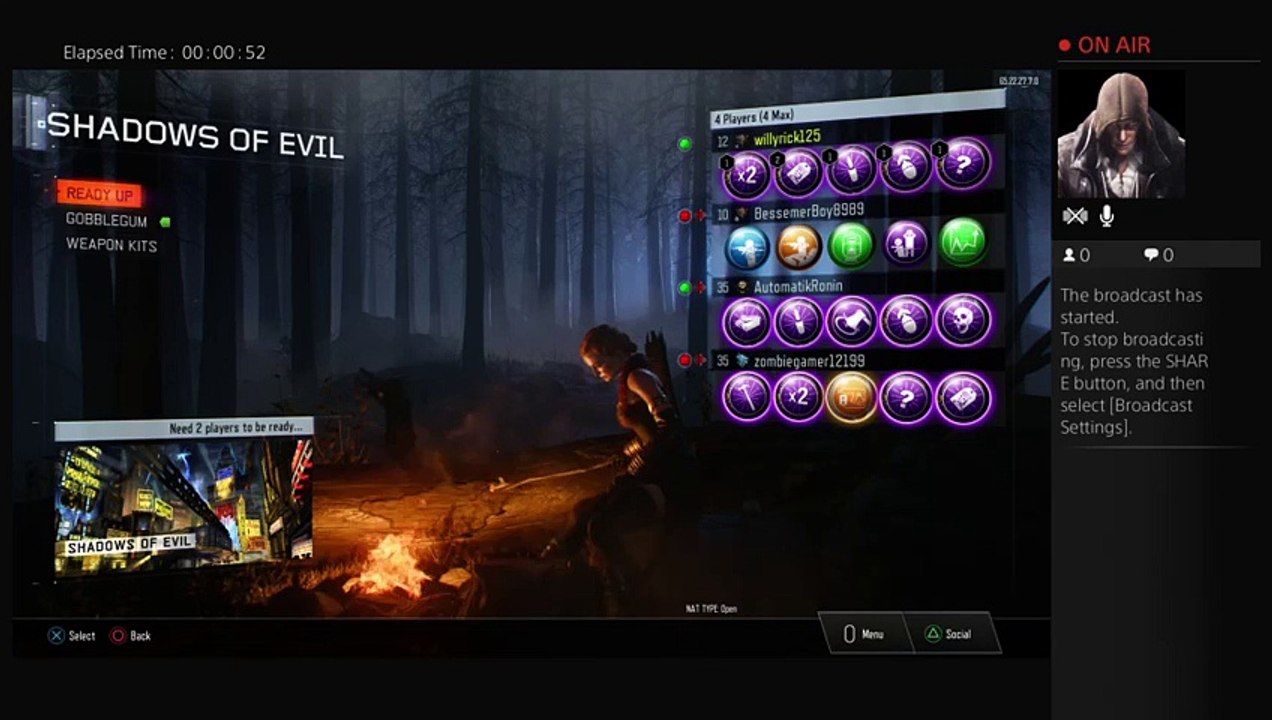 willyrick125's Live PS4 Broadcast