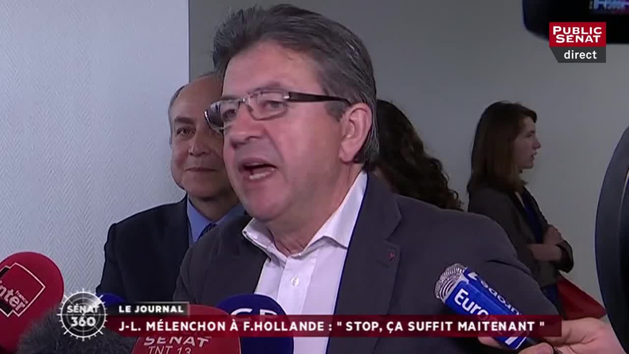 "Pour qui vous prenez-vous?" Colère de Jean-Luc Mélenchon contre Manuel Valls et François Hollande