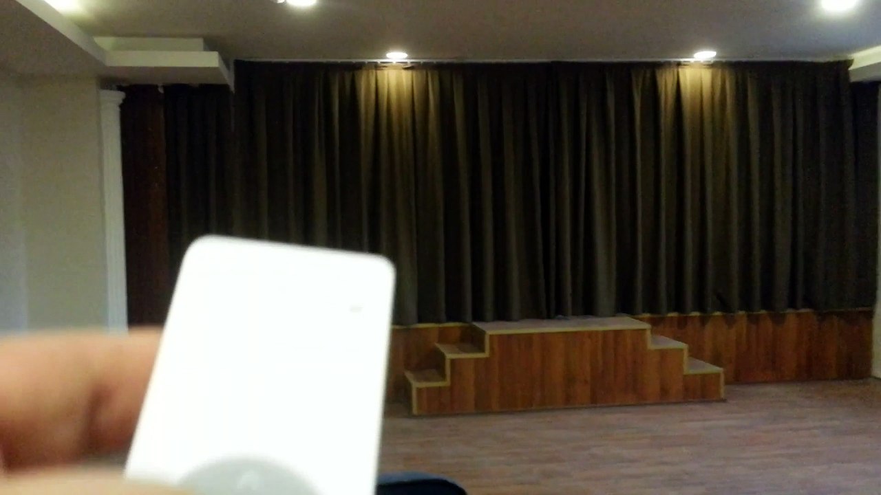 Motorlu Sahne Perdesi