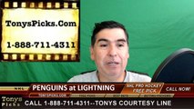 Tampa Bay Lightning vs. Pittsburgh Penguins Free Pick Prediction NHL Playoffs Game 6 Odds Preview
