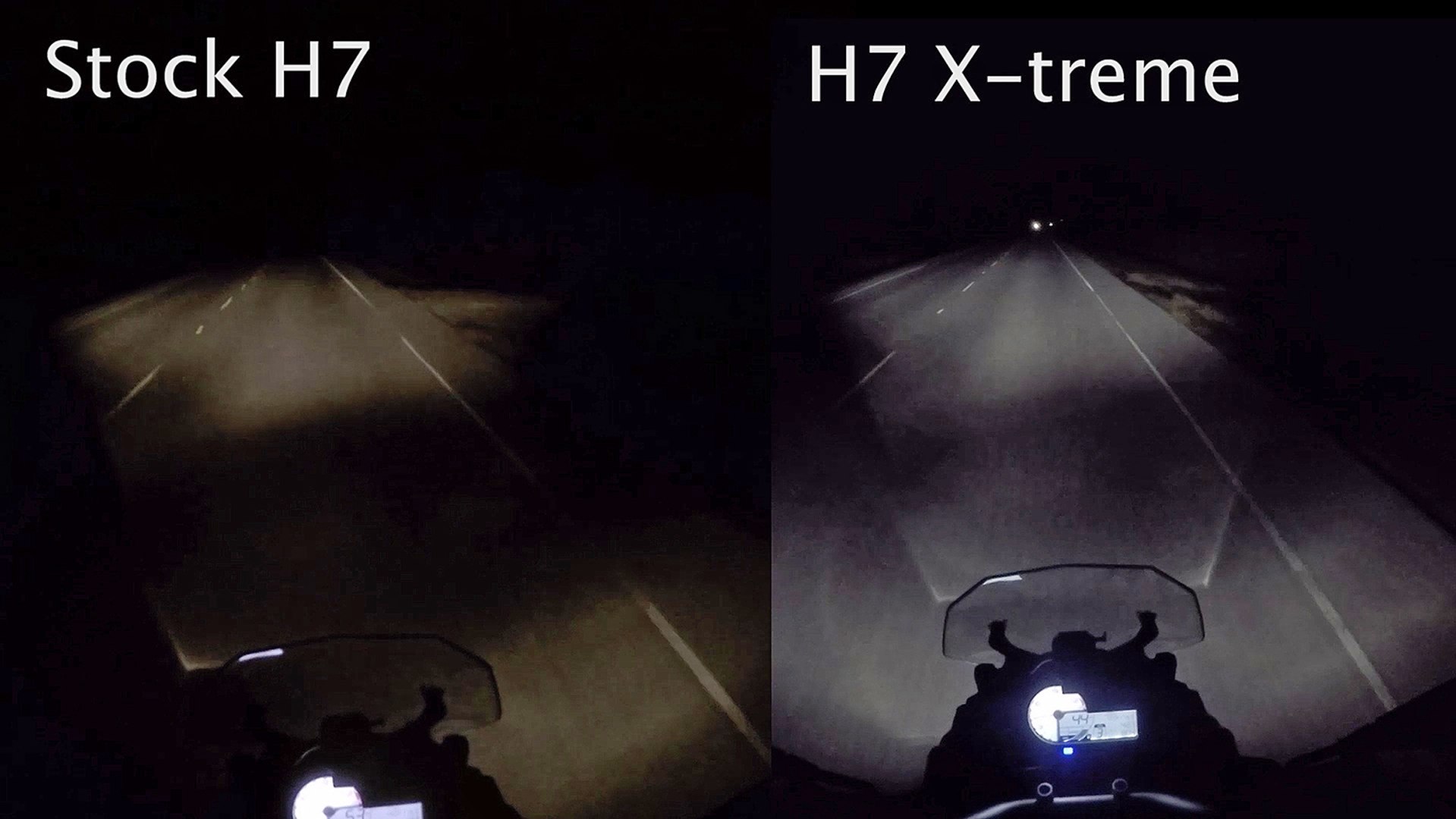 Philips H7 X-tremeVision Headlight Upgrade for Motorcycles - video