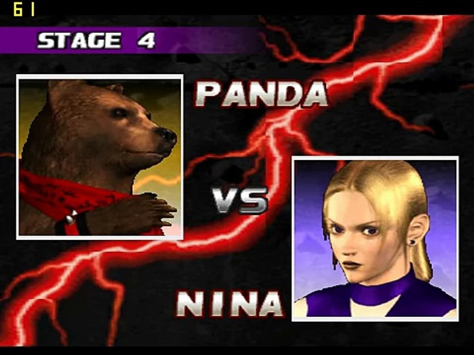 Tekken 3 - Panda and Nina - 3-17