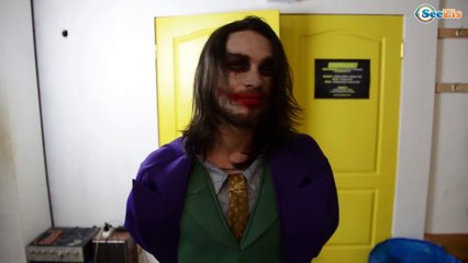 Batman vs Joker. SuperHeroes Fights And Death Battles Movie. Superheroes in real life!