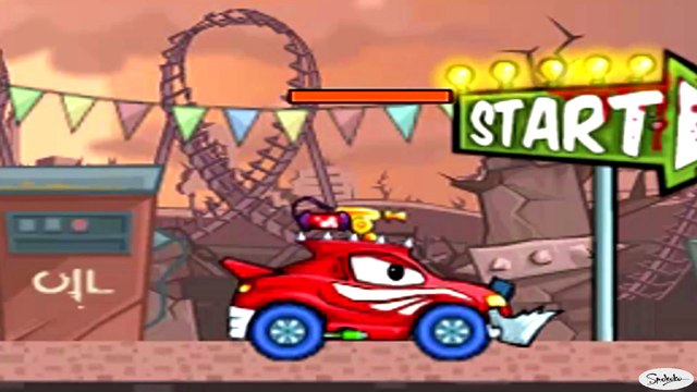 Мультики про машинки. Гоночная Машина. Трек с препятствиями и опасная засада. Тики Таки Машинки