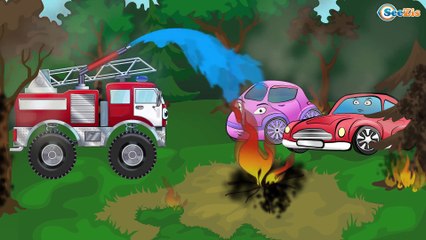 Télécharger la video: Camion, Grue, Bulldozer poubelle pour bébés. Dessins animé voiture. Tiki Taki Dessins Animes