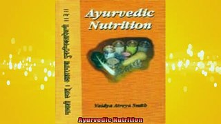 READ book  Ayurvedic Nutrition Online Free