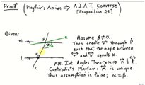 Euclid S Proposition 27 Alternate Interior Angles Video