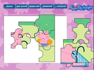Peppa Pig George Pig Scary Pool - Puzzle Game for Kids in English | Game For Kids