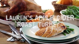 Turkey Recipes - How to Make Apple Cider Roast Turkey