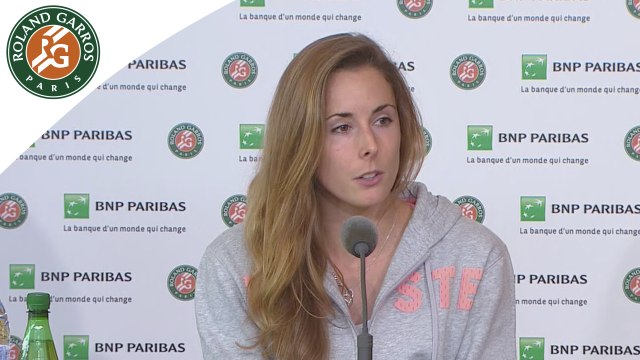 Roland-Garros 2016 - Conférence de presse Cornet / 1T