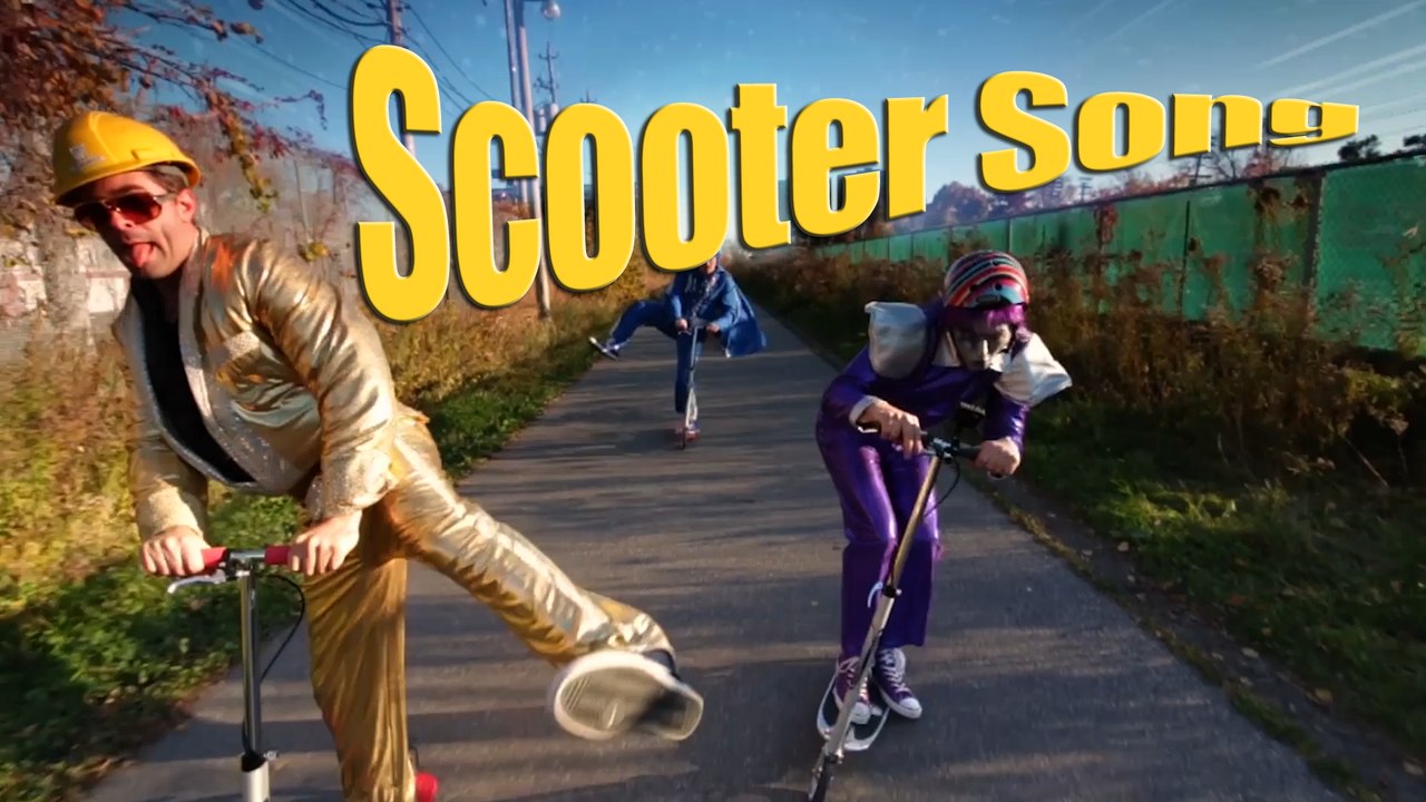 Riding My Scooter by Rock'n'Rainbow - Music for kids from Howdytoons