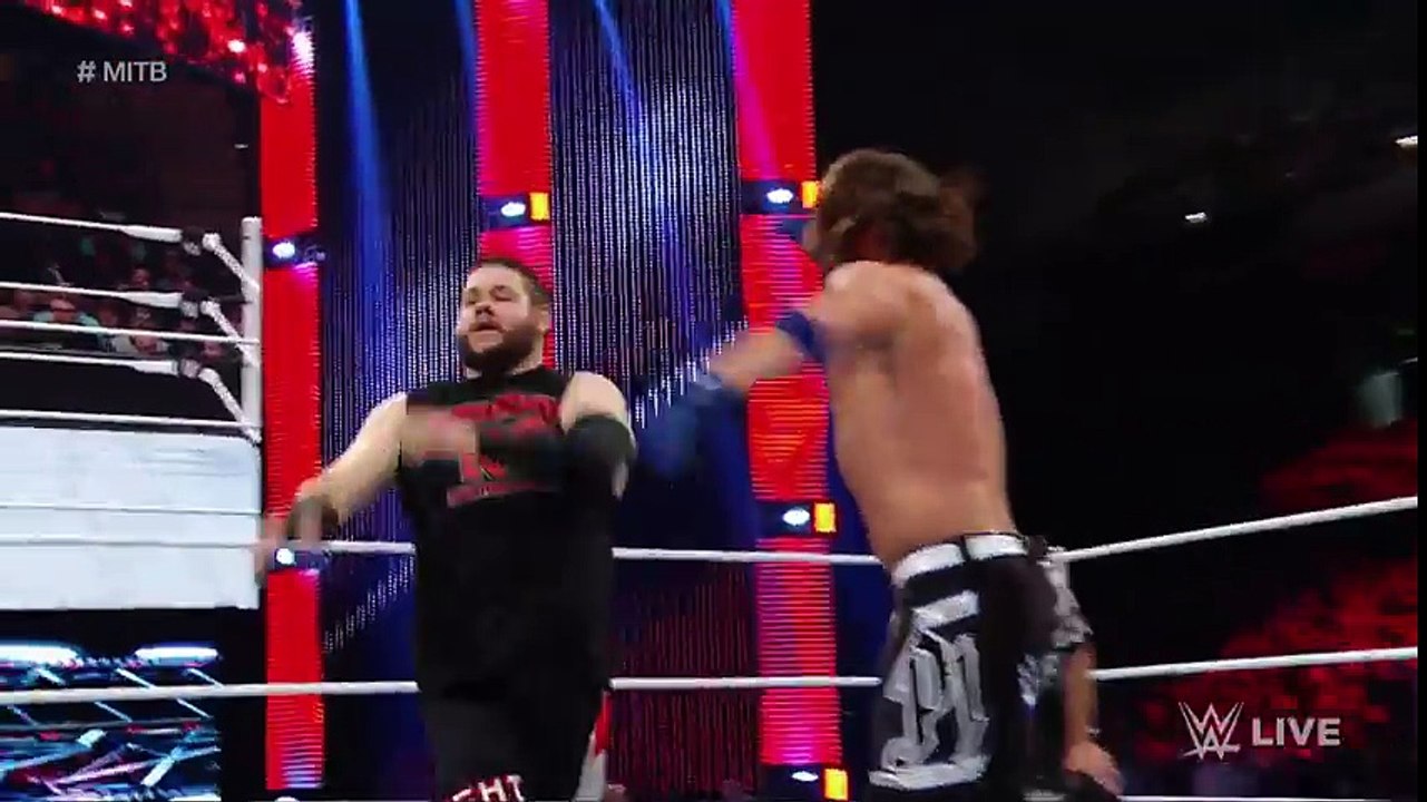AJ Styles vs. Kevin Owens - Money in the Bank Qualifier Raw- , May 23, 2016