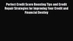 Read Perfect Credit Score Boosting Tips and Credit Repair Strategies for Improving Your Credit