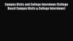 Download Campus Visits and College Interviews (College Board Campus Visits & College Interviews)