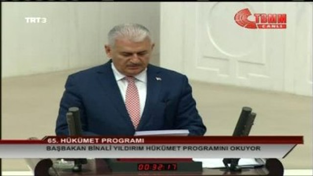 Binali Yıldırım Genel Kurul'da Hükümet Programını Açıkladı 5