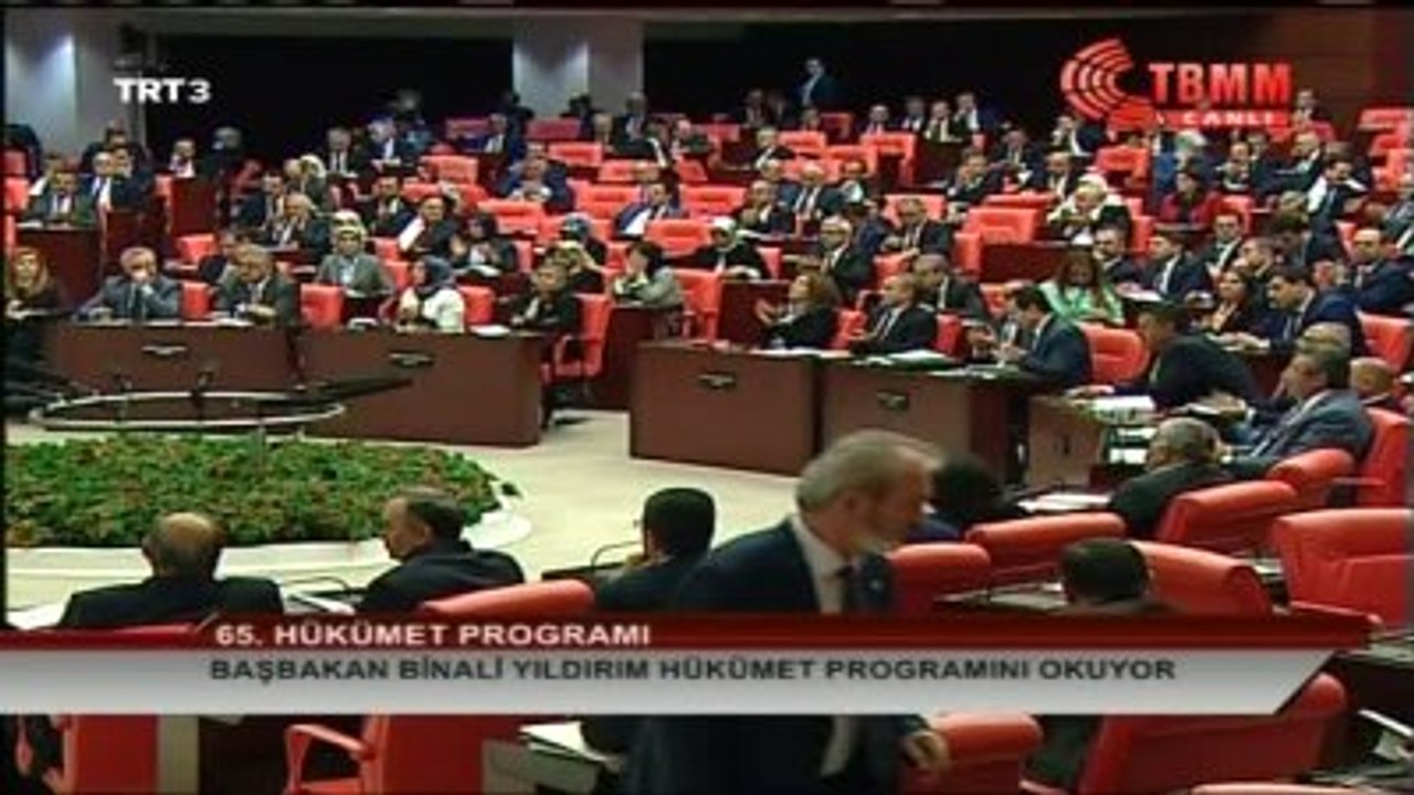 Binali Yıldırım Genel Kurul'da Hükümet Programını Açıkladı 7
