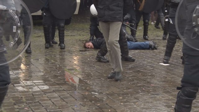 Plusieurs blessés dont deux policiers et de multiples arrestations à la manifestation