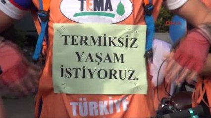 Zonguldak'ta Hava Kirliliğine Bisikletli Tepki