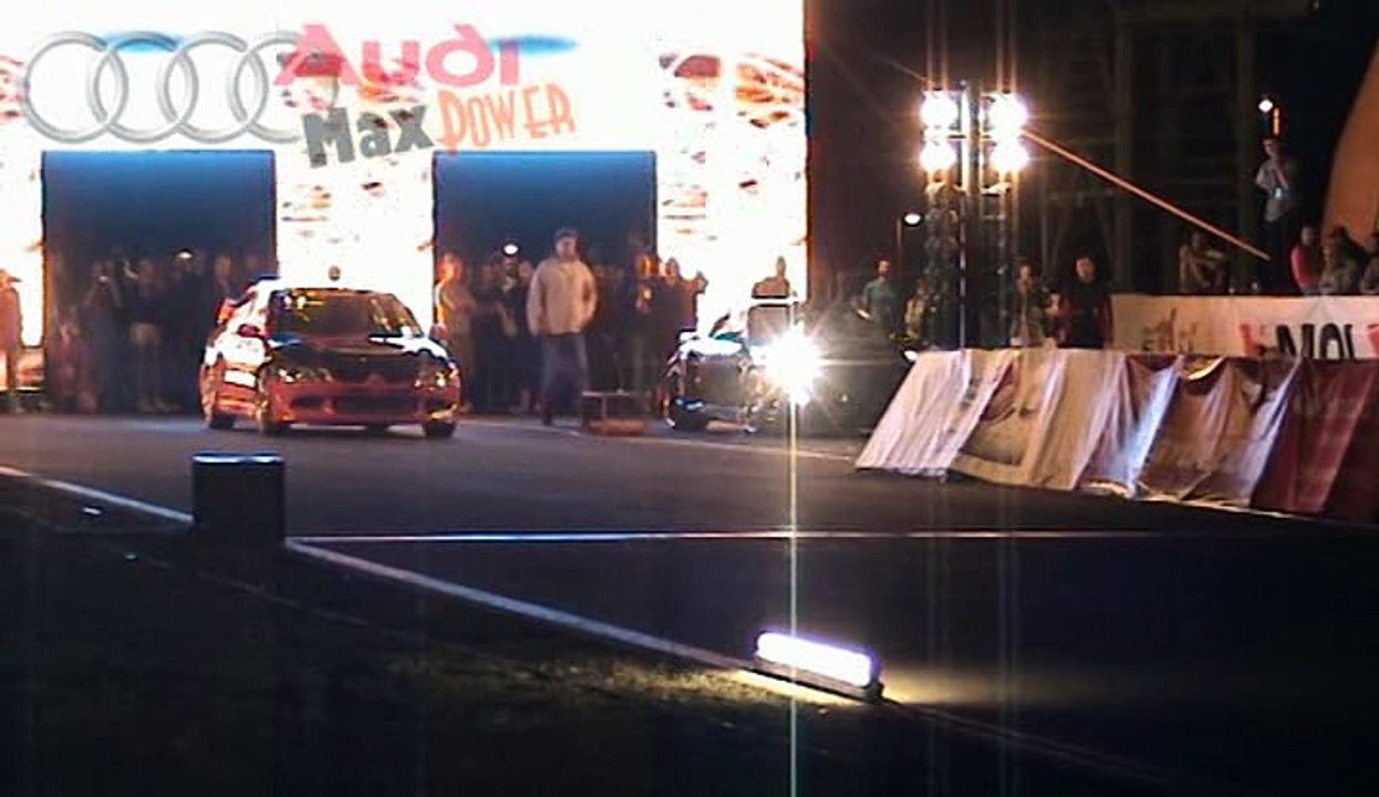 Porsche 997 Techart Turbo Vs. Mitsubishi Lancer EVO VII DCS