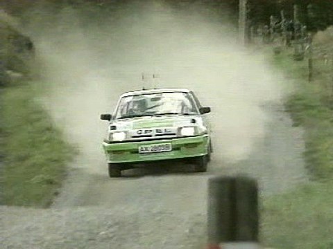 Rally - Opel Manta Thrown In Forest