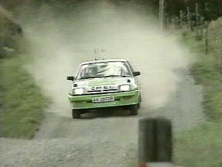 Rally - Opel Manta Thrown In Forest