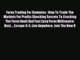 Read Forex Trading For Dummies : How To Trade The Markets For Profits Shocking Secrets To Cracking