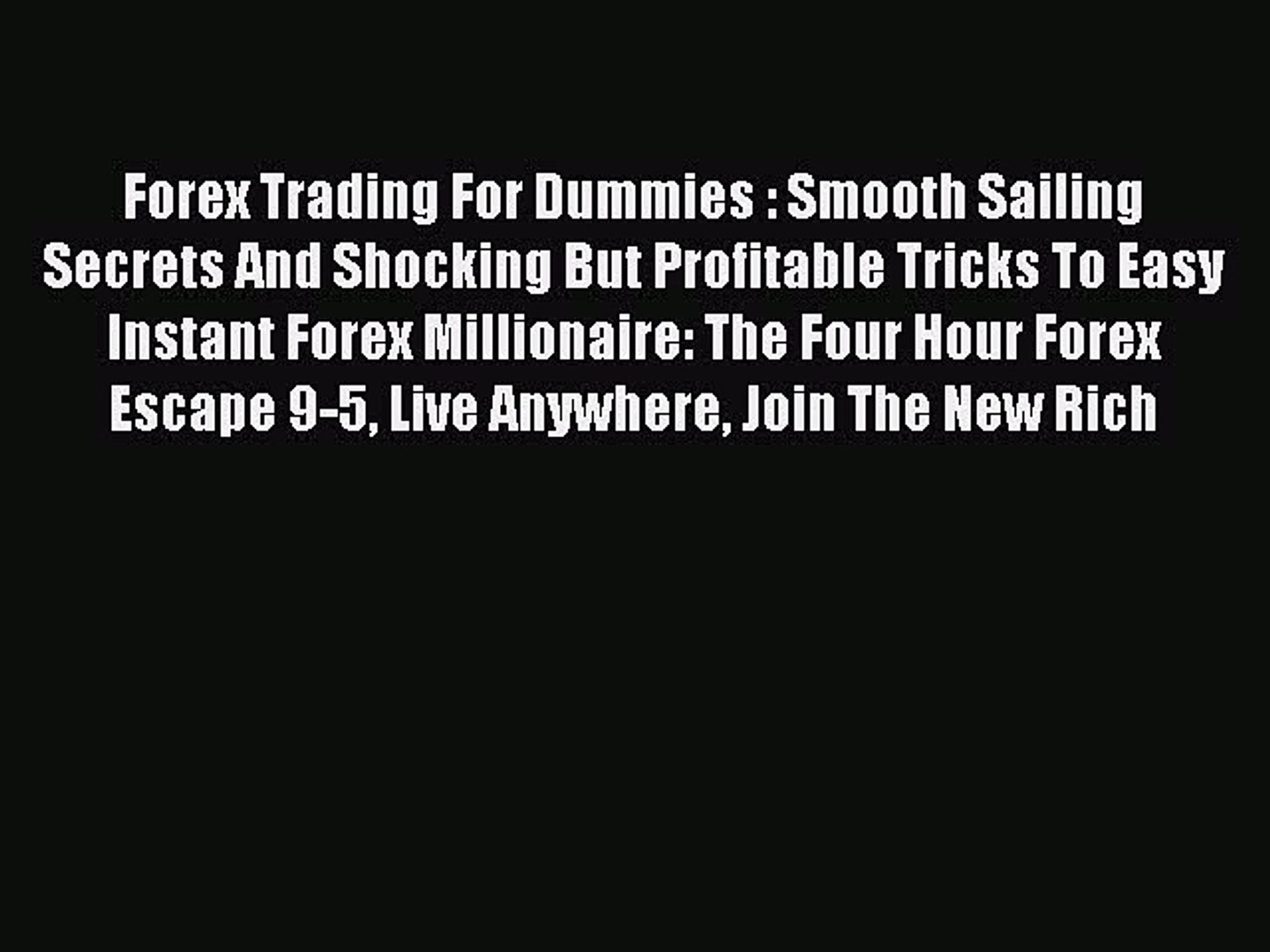 Fx Trading For Dummies – Currency Exchange Rates