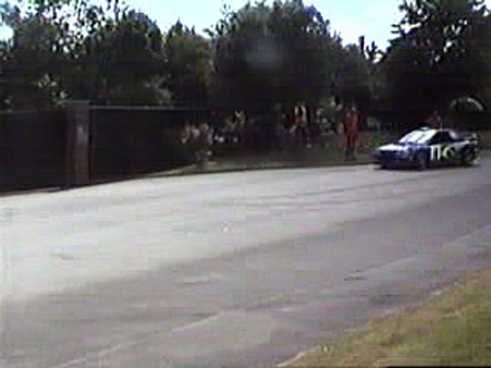 Subaru Impreza WRX Rally Car Awsome Donuts And Tire Smoke