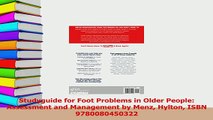 Download  Studyguide for Foot Problems in Older People Assessment and Management by Menz Hylton PDF Free