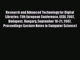 [PDF] Research and Advanced Technology for Digital Libraries: 11th European Conference ECDL