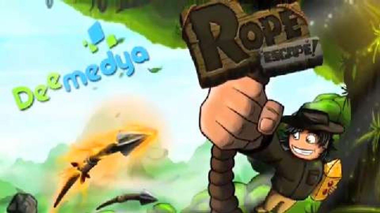 Rope Escape: Durch den Dschungel hüpfen