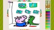 George Colour Games For Kids - Peppa Pig George Painting Games Colouring Pages