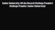 Download Xavier University: Off the Record (College Prowler) (College Prowler: Xavier University)