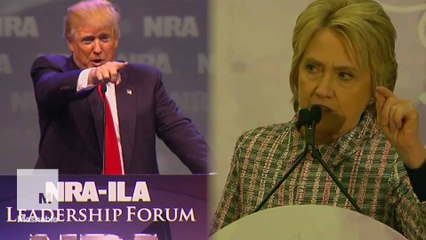 How Clinton and Trump feel about gun control — and each other
