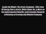 Read Inside the Minds: The Green Company - CEOs from GE Energy Ben & Jerry's White Wave Inc.