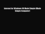 [PDF] Internet for Windows 98 Made Simple (Made Simple Computer) [Read] Online